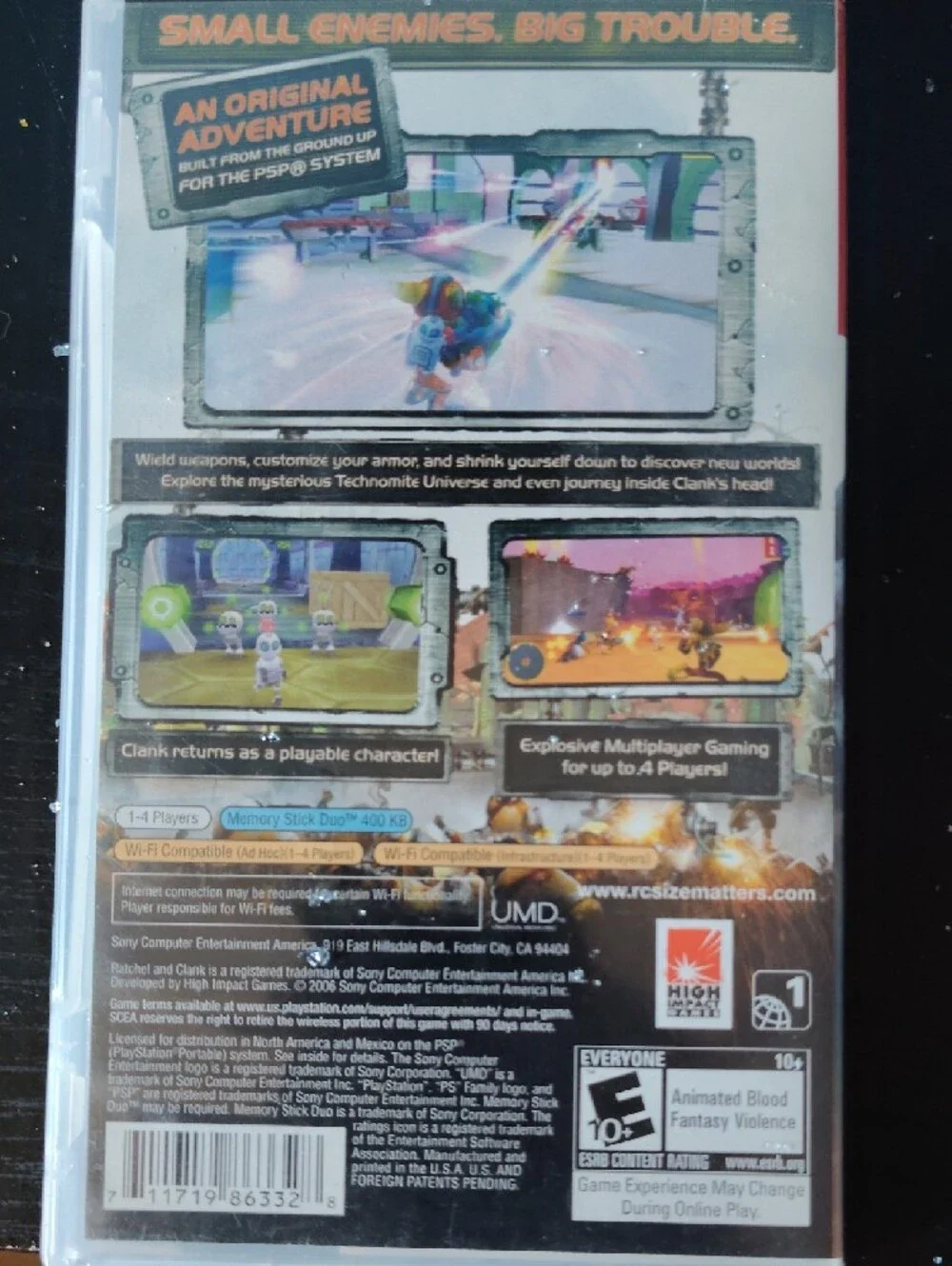 Sony Ratchet & Clank: Size Matters - Yellow, Blue Cover